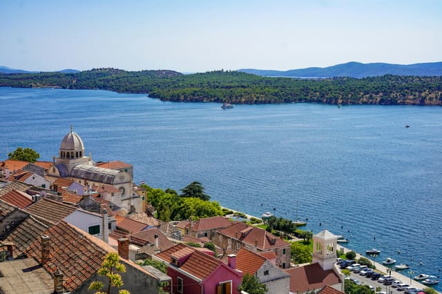 Šibenik s mora